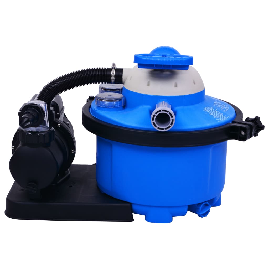 vidaXL Piaskowa pompa filtrująca z zegarem, 450 W, 25 L