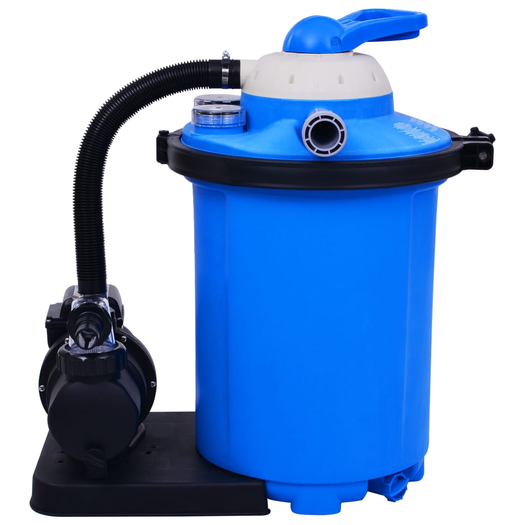 vidaXL Piaskowa pompa filtrująca z zegarem, 550 W, 50 L