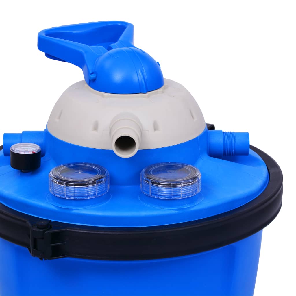 vidaXL Piaskowa pompa filtrująca z zegarem, 550 W, 50 L
