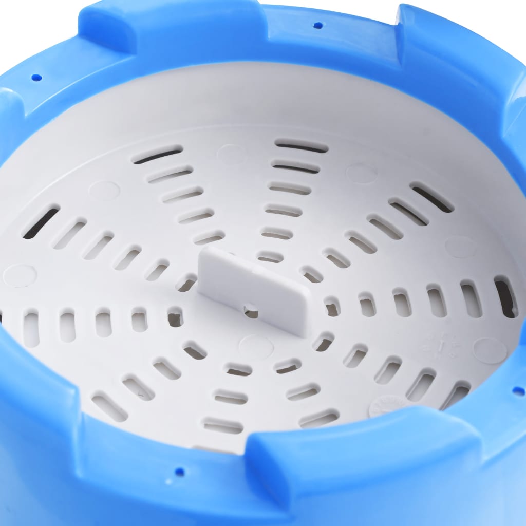 vidaXL Skimmer i pompa z zasilacz, wieszane w basenie, 16 cm, plastik