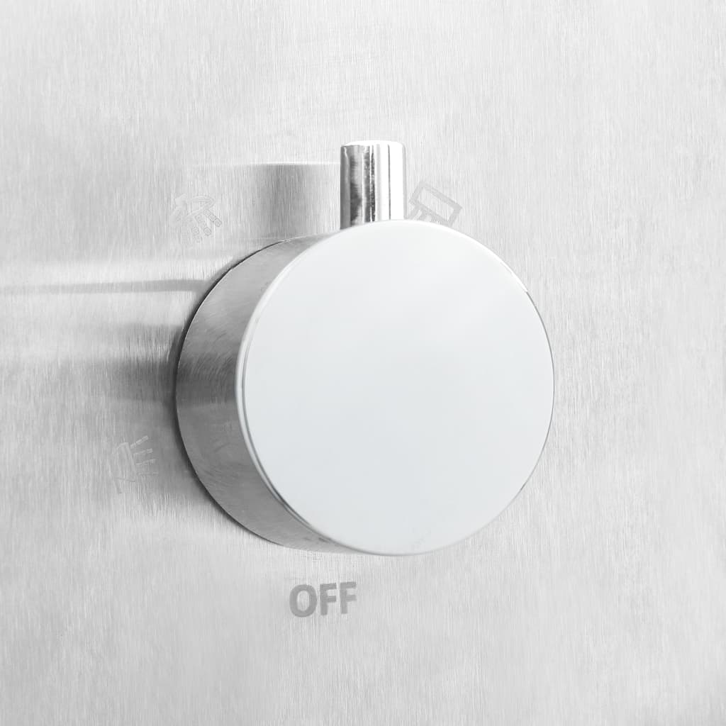 vidaXL Prysznic ogrodowy z podstawą, WPC i stal nierdzewna