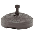vidaXL Podstawa pod parasol, 20 L, brązowa, rattan z tworzywa