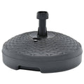 vidaXL Podstawa pod parasol, 20 L, antracyt, rattan z tworzywa