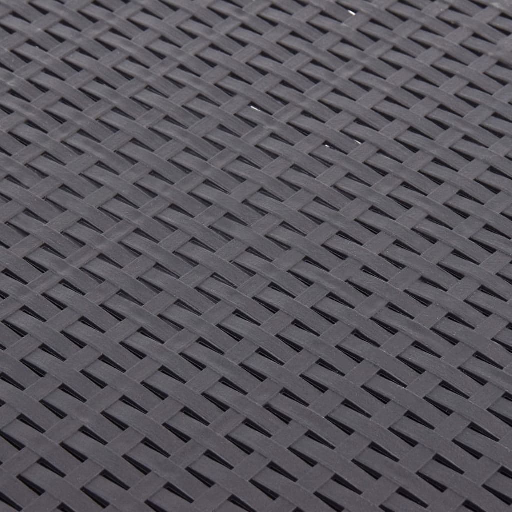 vidaXL Stolik boczny, mokka, 54x54x36,5 cm, plastikowy