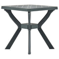 vidaXL Stolik bistro, zielony, 70x70x72 cm, plastikowy