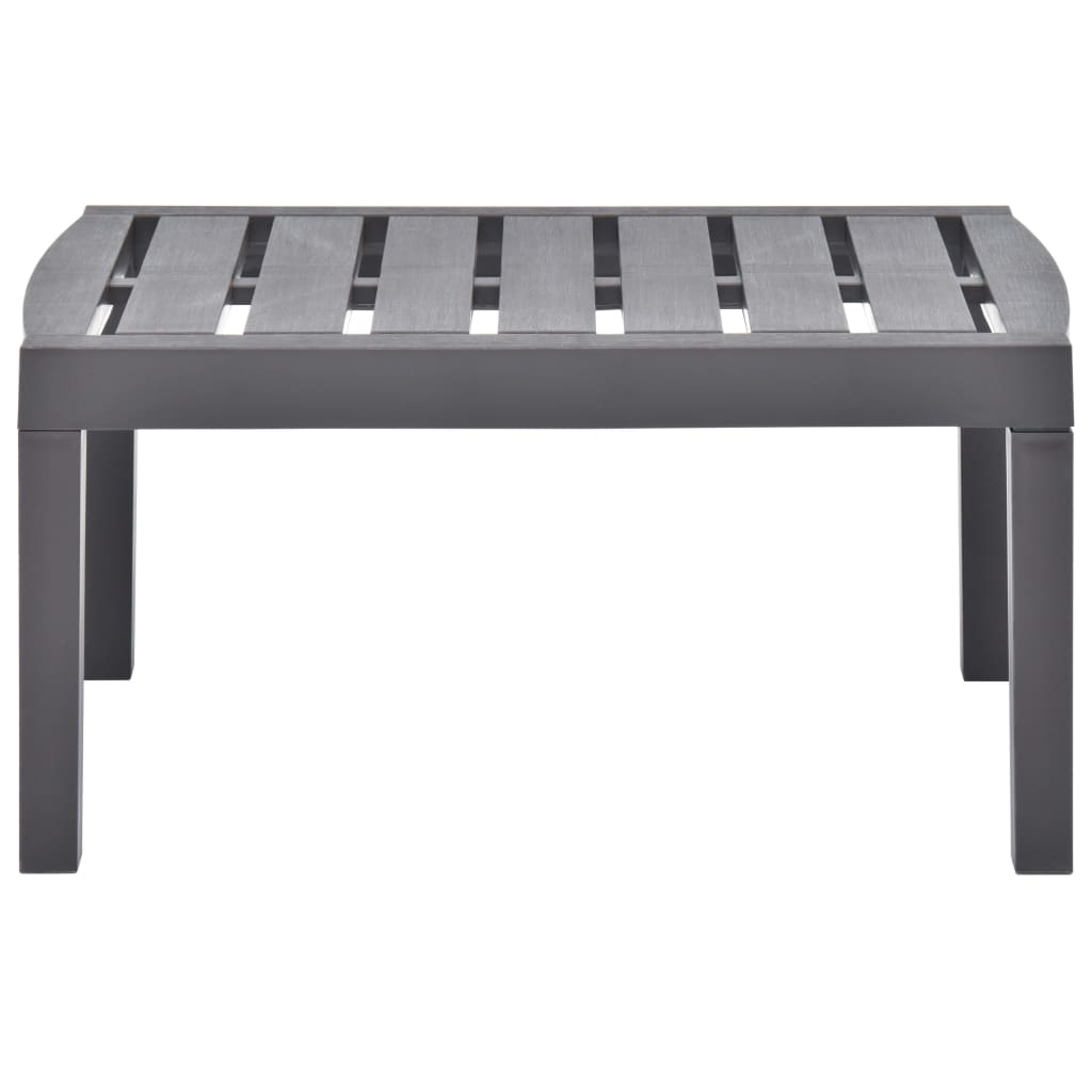 vidaXL Stolik ogrodowy, mokka, 78x55x38 cm, plastik