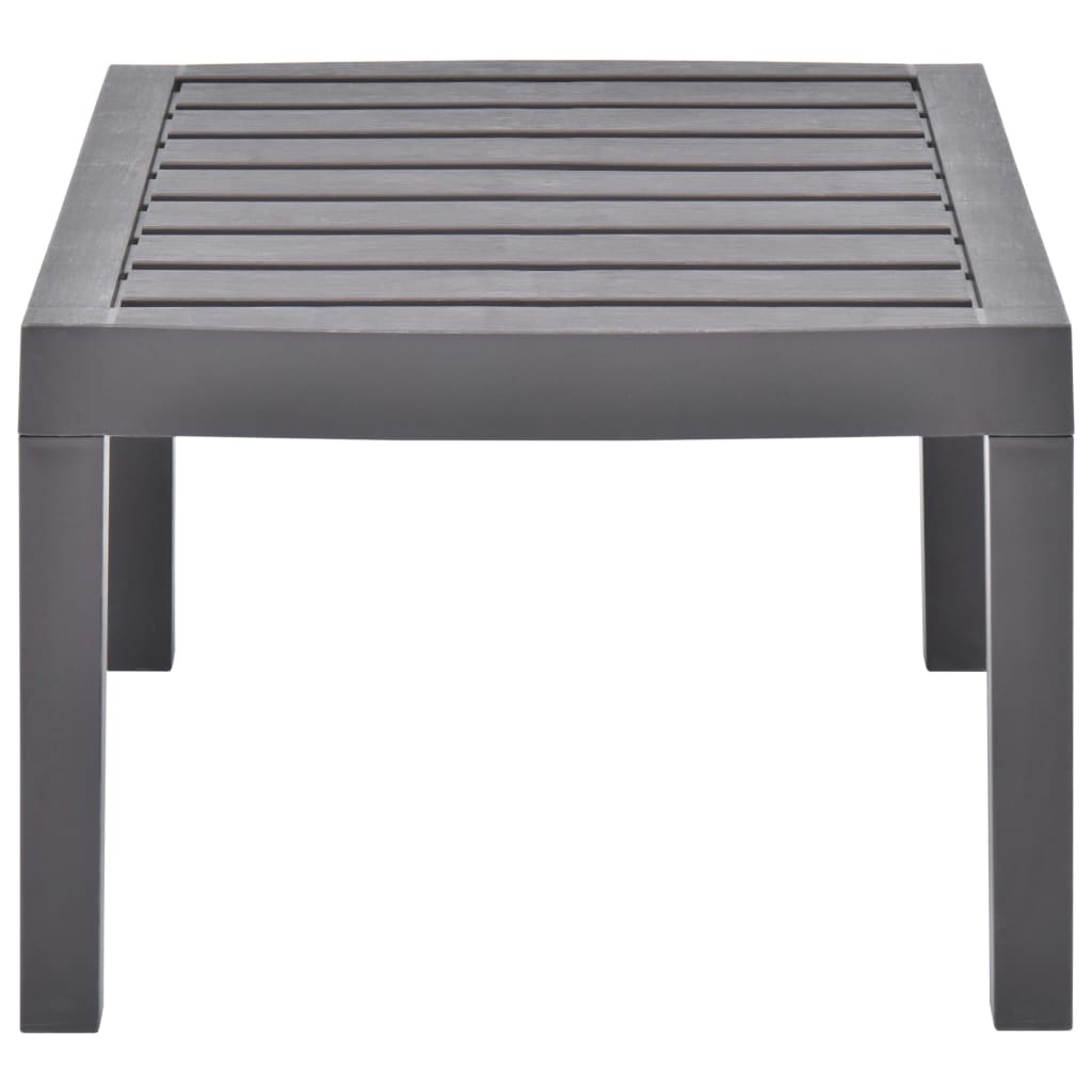 vidaXL Stolik ogrodowy, mokka, 78x55x38 cm, plastik