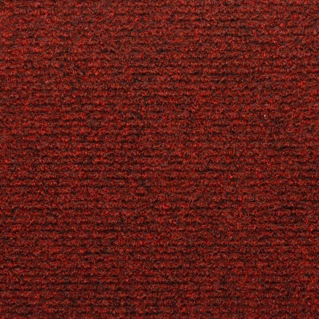 vidaXL Maty na schody samoprzylepne 15 szt. 65x21x4 cm Bordowe, prostokątne, czerwone