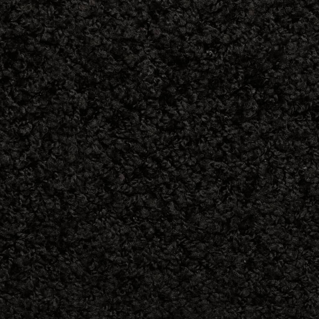 vidaXL Maty na schody 15 szt. 65x21x4 cm, czarne, prostokątne krawędzie