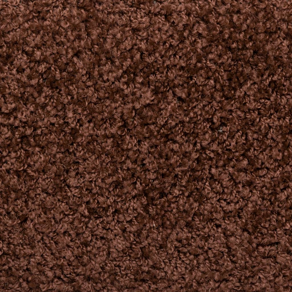 vidaXL Maty na schody 15 szt. 65x21x4 cm Brązowe prostokątne krawędzie
