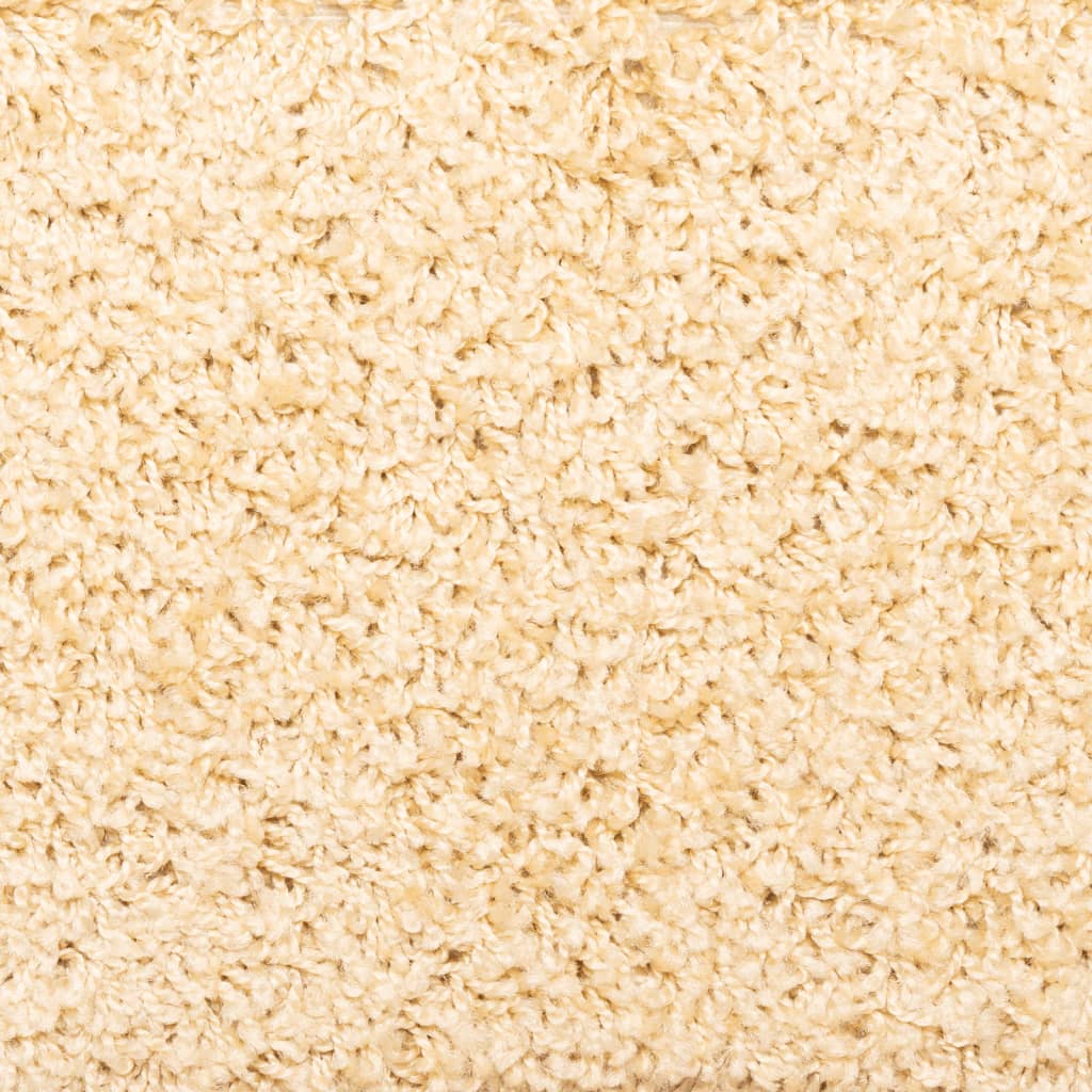 vidaXL Maty na schody 15 szt. 65x21x4 cm Kremowe, prostokątne krawędzie