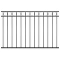 vidaXL Panel ogrodzeniowy ASSEN stalowy 1,7x1 m czarny