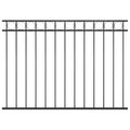 vidaXL Panel ogrodzeniowy ASSEN stalowy 1,7x1,2 m czarny