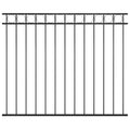 vidaXL Panel ogrodzeniowy ASSEN stalowy 1,7x1,5 m czarny