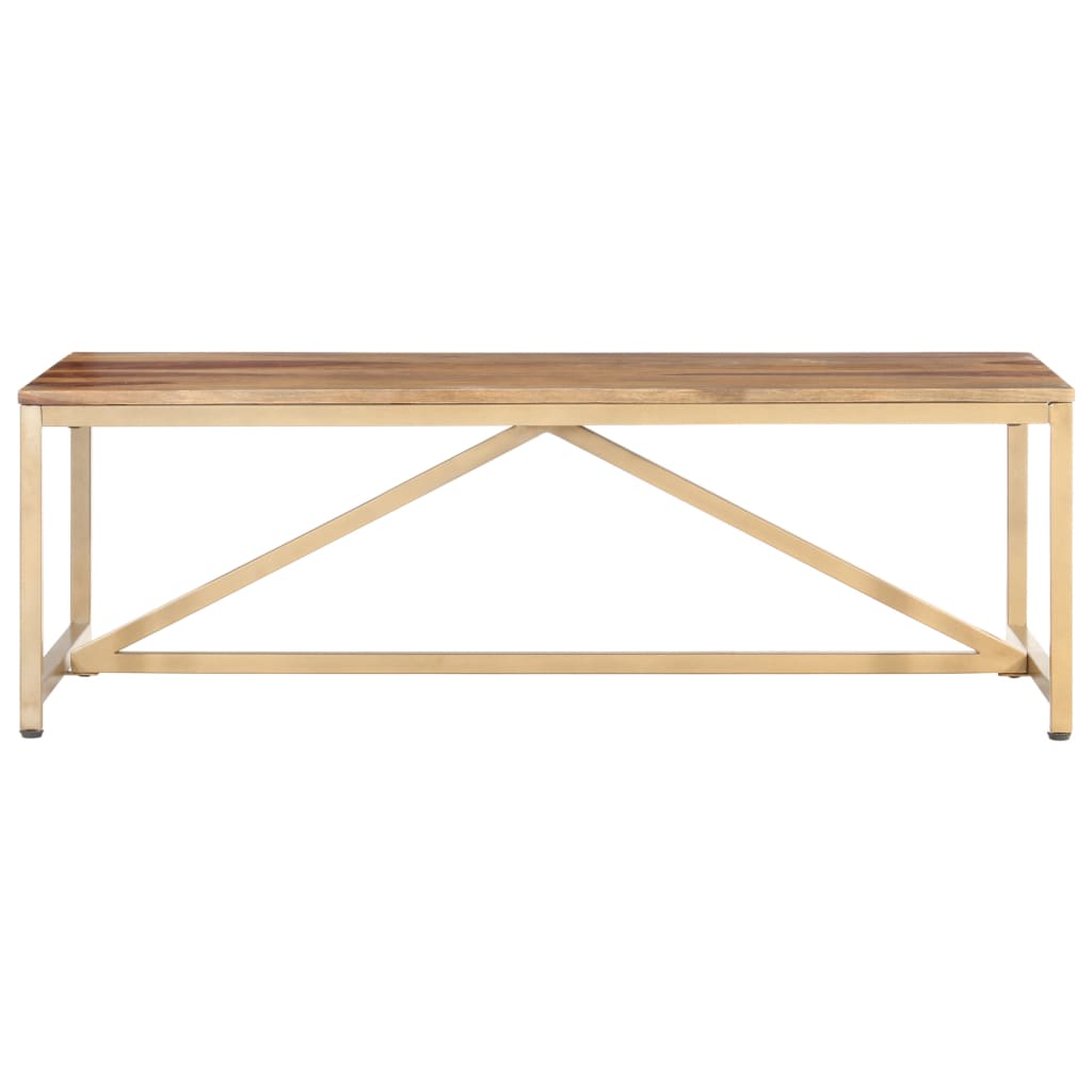 vidaXL Stolik kawowy, 120x60x40 cm, lite drewno