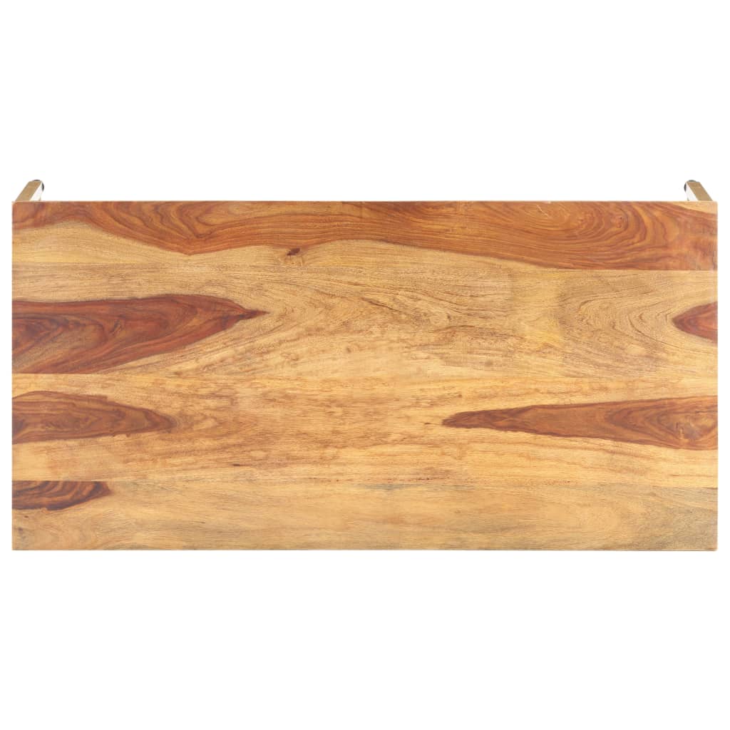 vidaXL Stolik kawowy, 120x60x40 cm, lite drewno