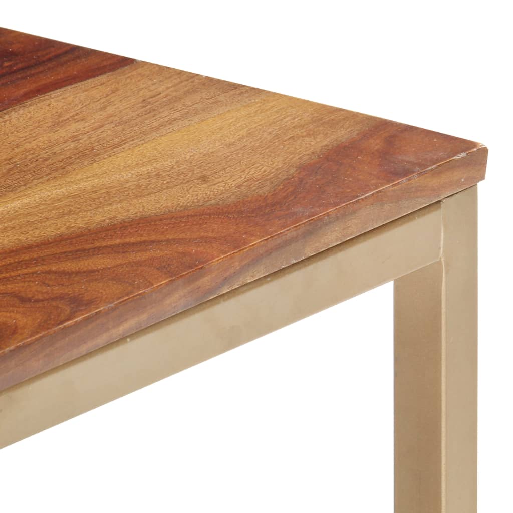 vidaXL Stolik kawowy, 120x60x40 cm, lite drewno