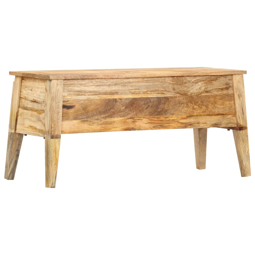 vidaXL Skrzynia, 99x35x48 cm, lite drewno mango