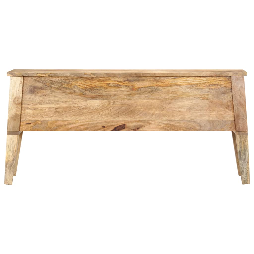 vidaXL Skrzynia, 99x35x48 cm, lite drewno mango