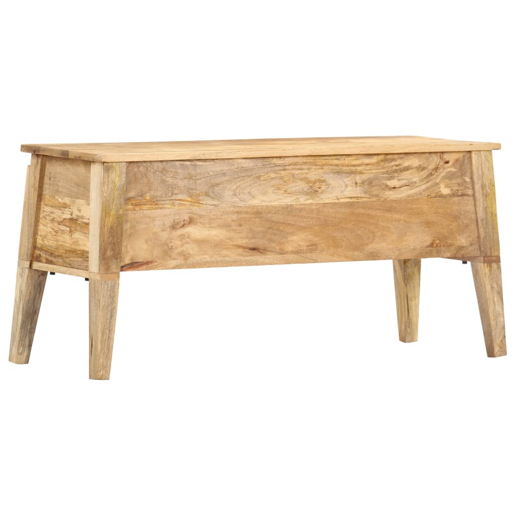 vidaXL Skrzynia, 99x35x48 cm, lite drewno mango