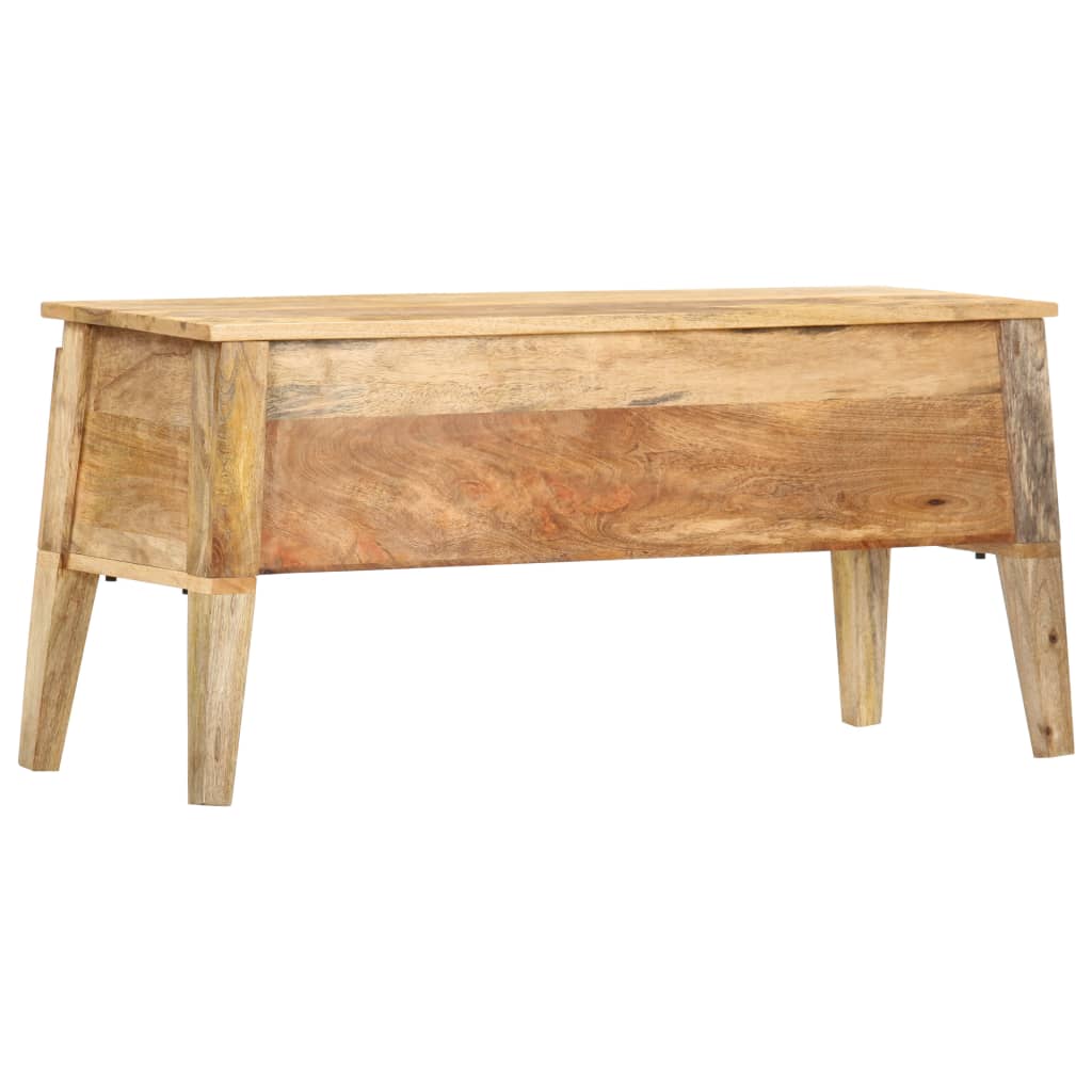 vidaXL Skrzynia, 99x35x48 cm, lite drewno mango