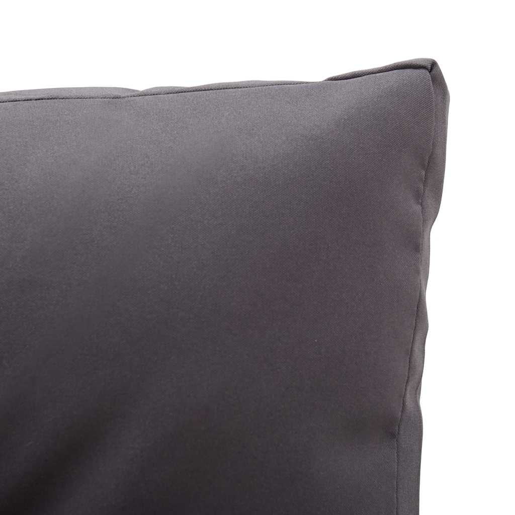vidaXL 2-osobowa sofa ogrodowa z poduszkami, szara, 124 cm, rattan PE