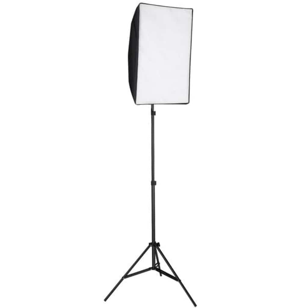vidaXL Zestaw studyjny z lampą softbox i tłami