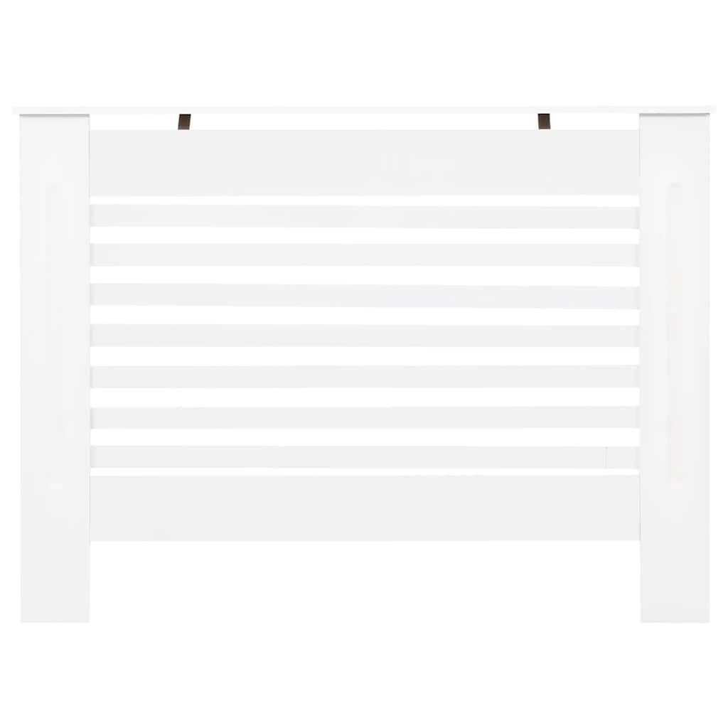 vidaXL Osłony na kaloryfer, 2 szt., białe, 112x19x81,5 cm, MDF