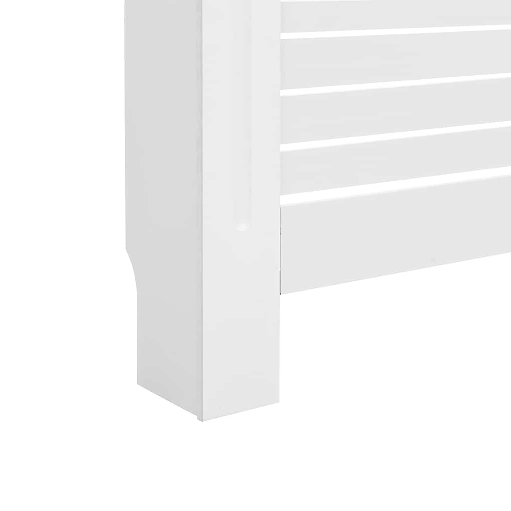 vidaXL Osłony na kaloryfer, 2 szt., białe, 152x19x81,5 cm, MDF
