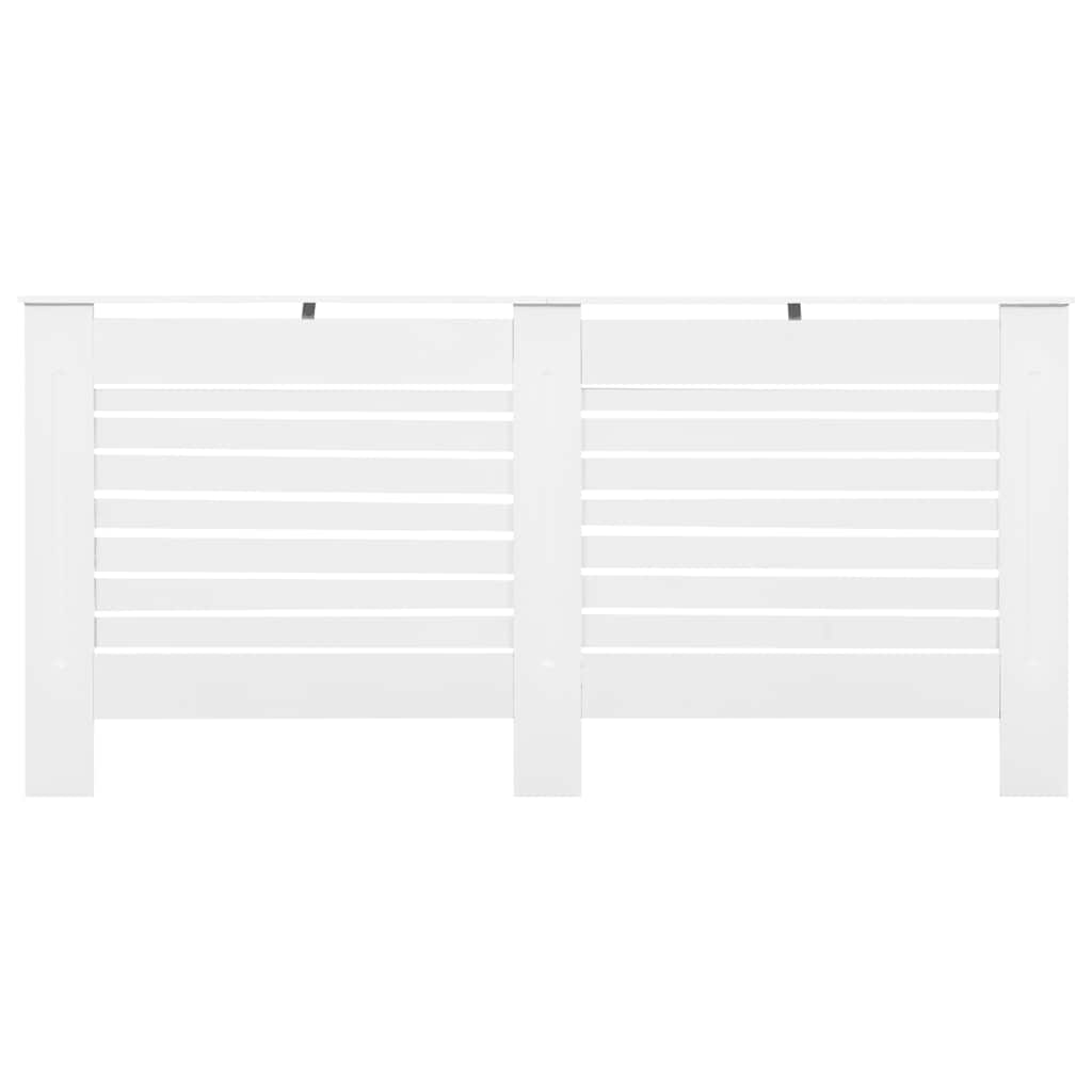 vidaXL Osłony na kaloryfer, 2 szt., białe, 172x19x81,5 cm, MDF