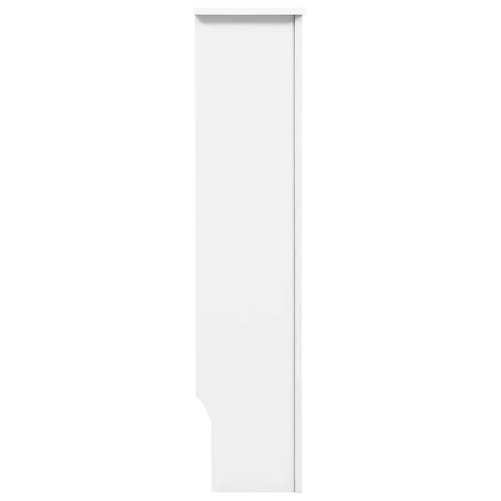 vidaXL Osłony na kaloryfer, 2 szt., białe, 172x19x81,5 cm, MDF