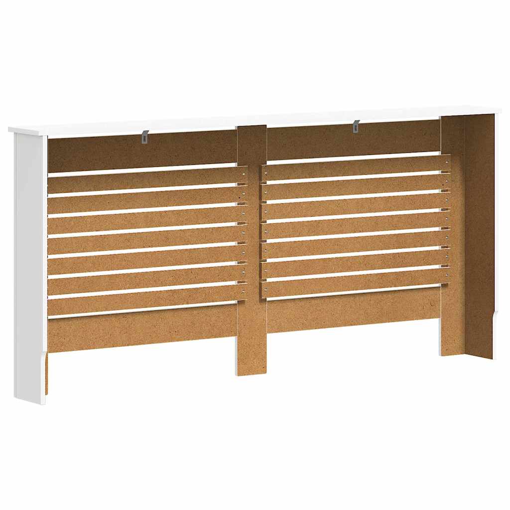 vidaXL Osłony na kaloryfer, 2 szt., białe, 172x19x81,5 cm, MDF