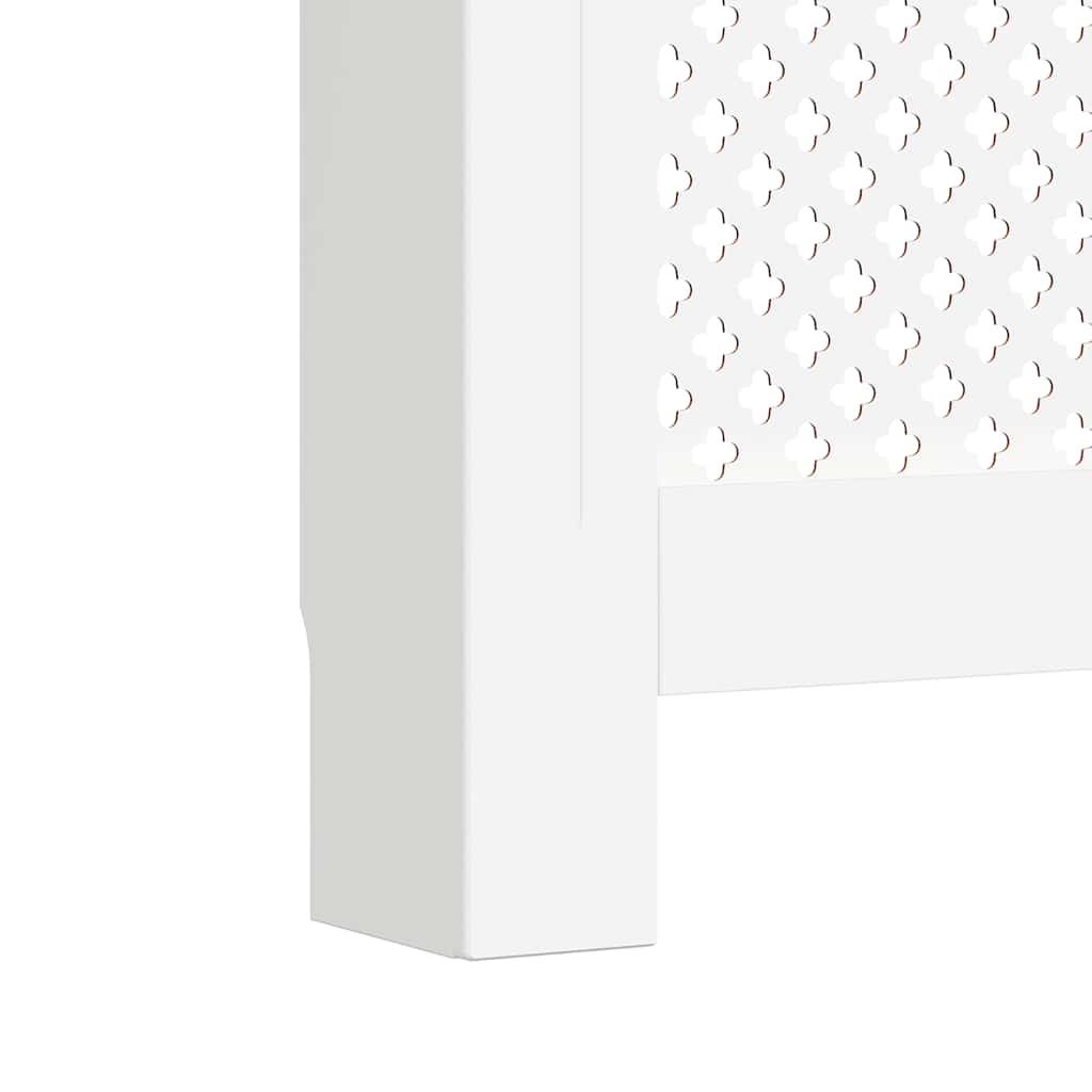 vidaXL Osłony na kaloryfer, 2 szt., białe, 112x19x81,5 cm, MDF