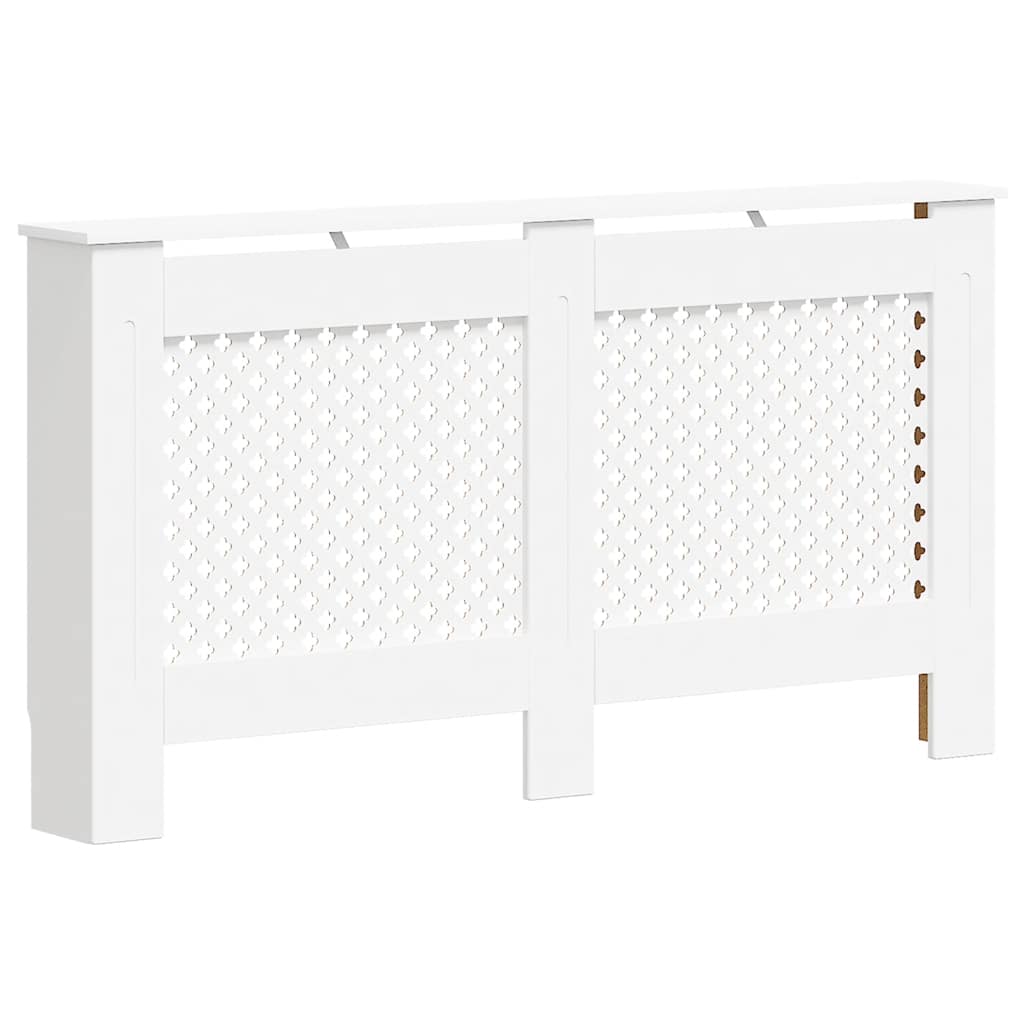 vidaXL Osłony na kaloryfer, 2 szt., białe, 152x19x81,5 cm, MDF
