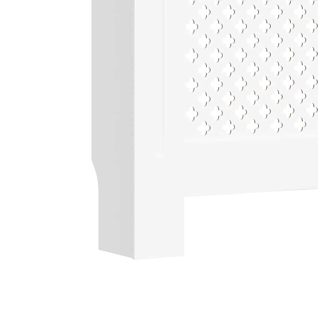 vidaXL Osłony na kaloryfer, 2 szt., białe, 152x19x81,5 cm, MDF