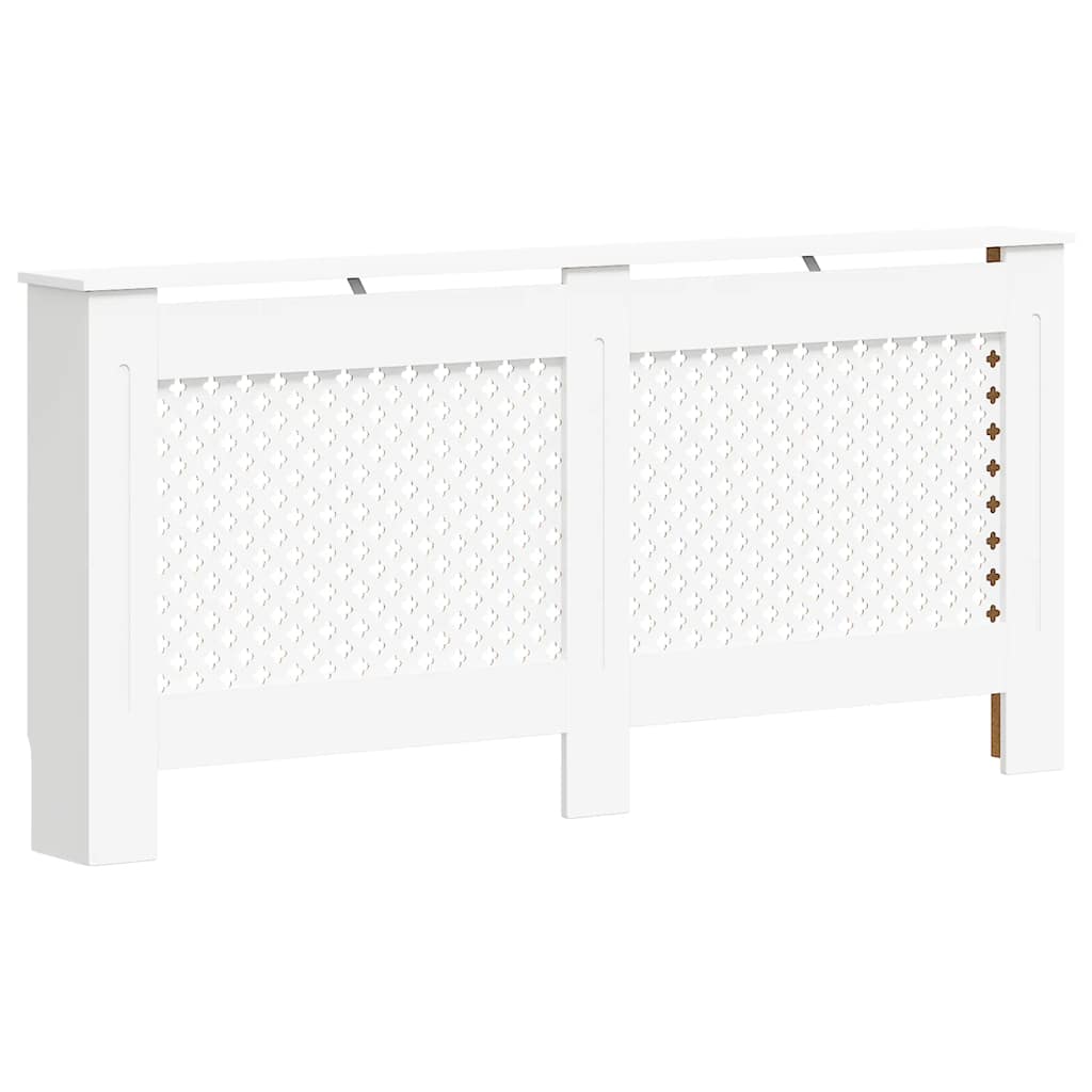 vidaXL Osłony na kaloryfer, 2 szt., białe, 172x19x81,5 cm, MDF