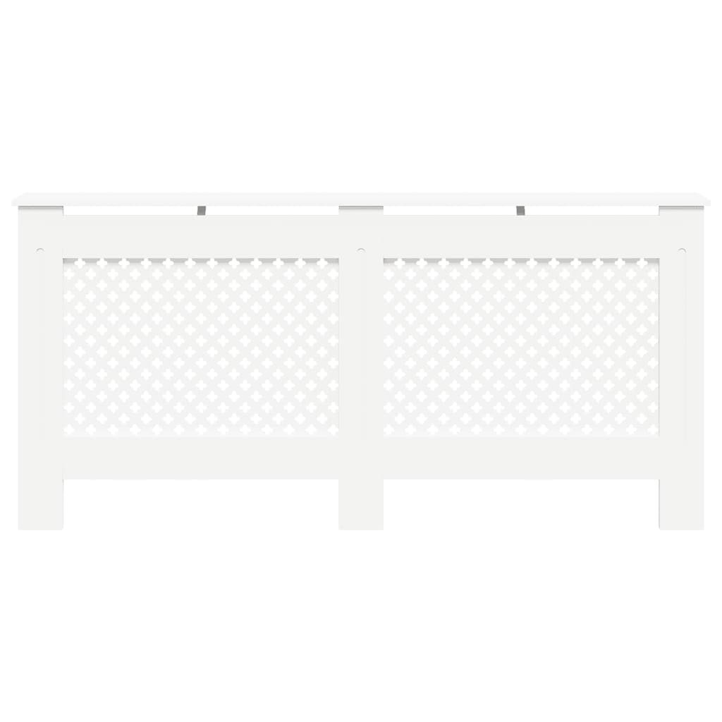 vidaXL Osłony na kaloryfer, 2 szt., białe, 172x19x81,5 cm, MDF