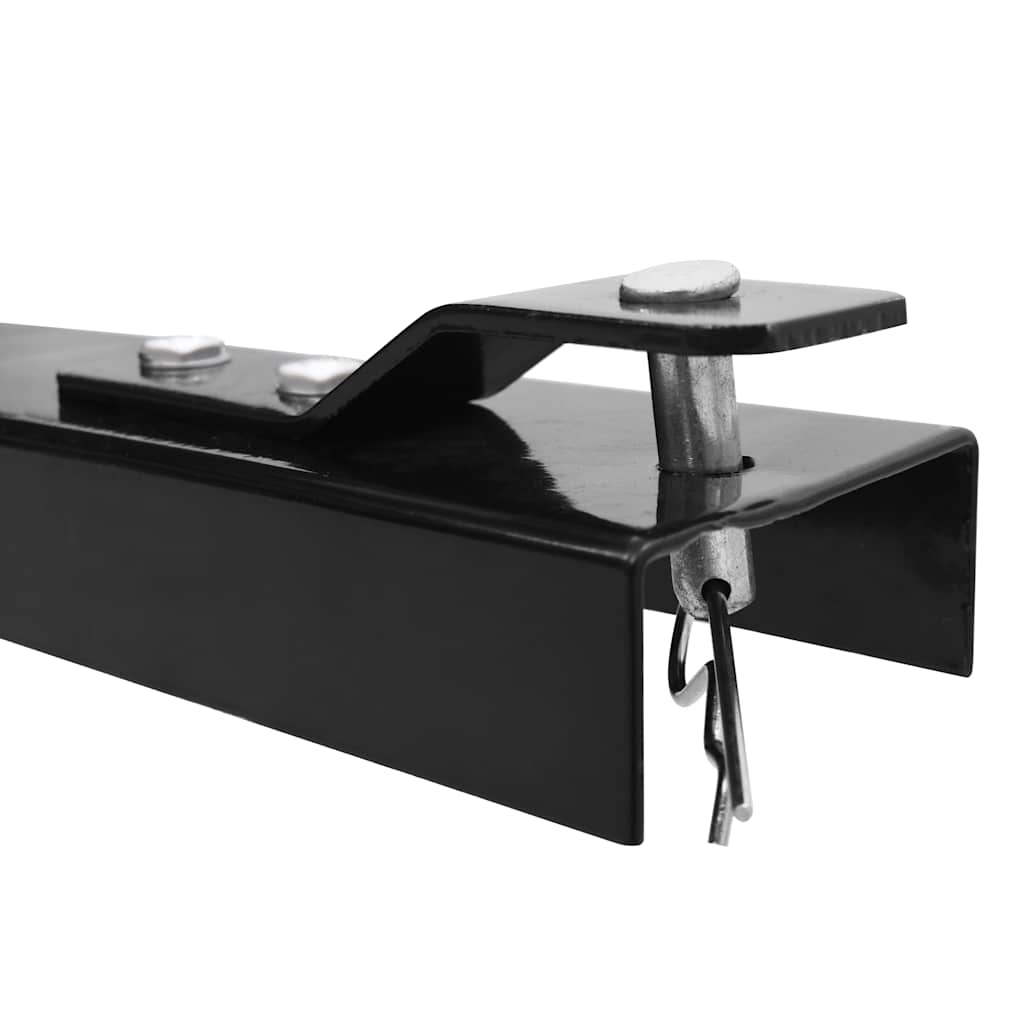 vidaXL Przyczepka do kosiarki ogrodowej z odchylaną platformą 150 kg
