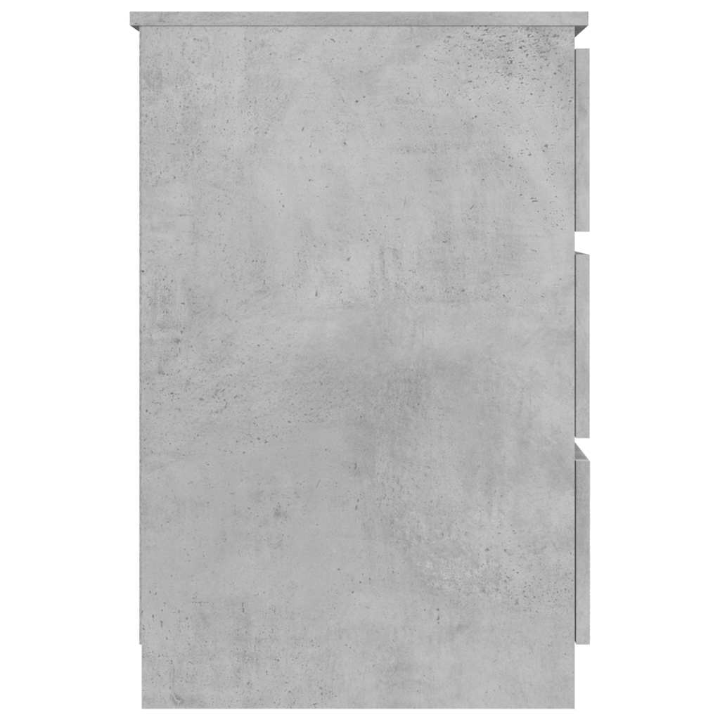 vidaXL Biurko, betonowy szary, 140x50x77 cm, materiał drewnopochodny