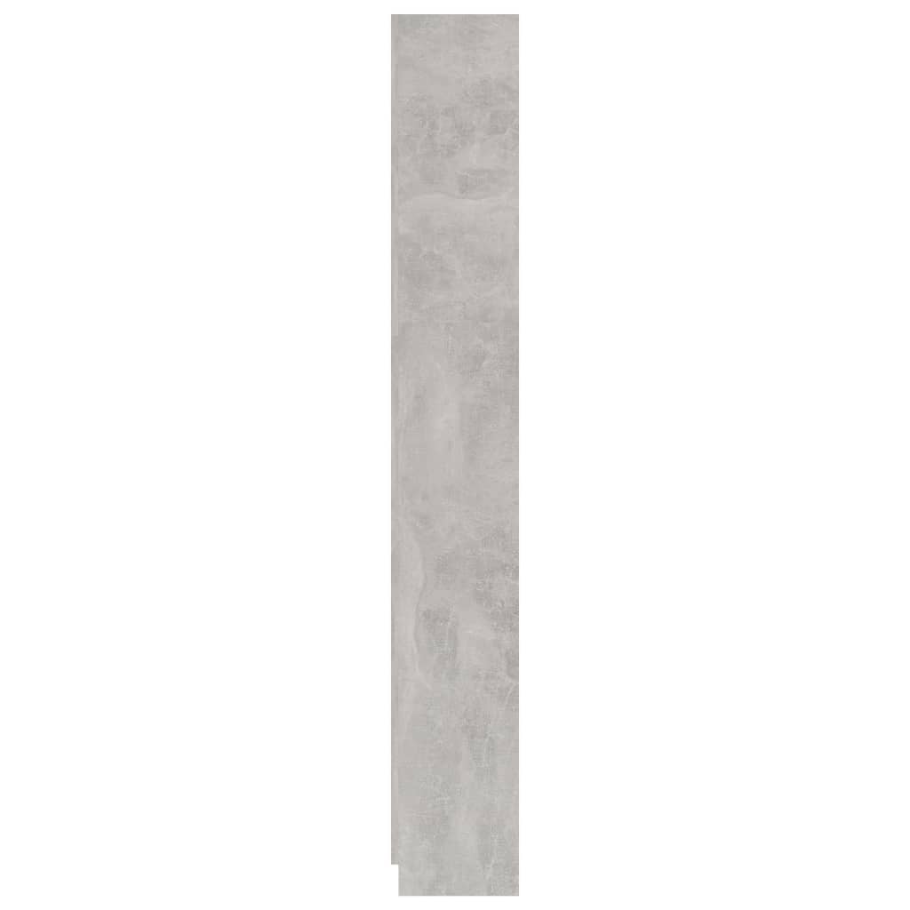 vidaXL 5-poziomowy regał na książki, betonowy szary, 60x24x175 cm