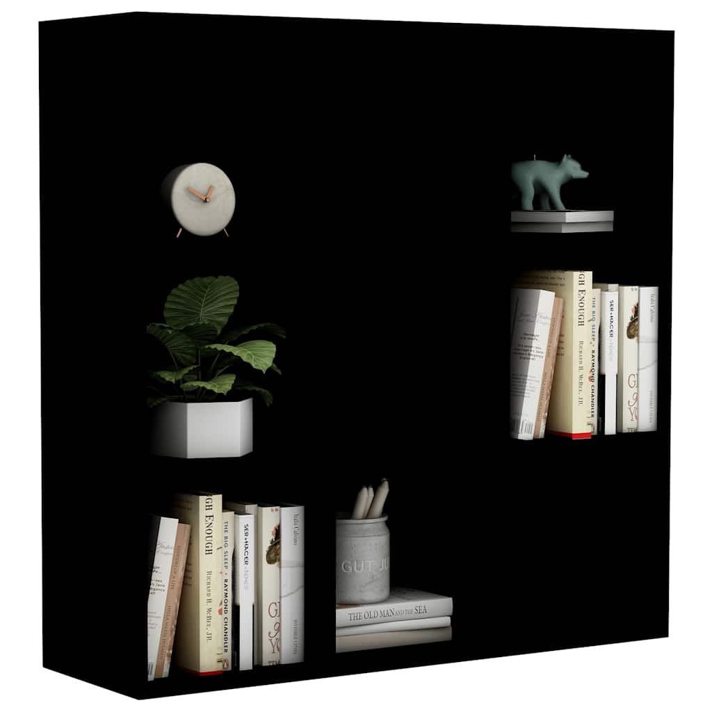 vidaXL Regał na książki, czarny 98x29x97,5 cm, materiał drewnopochodny