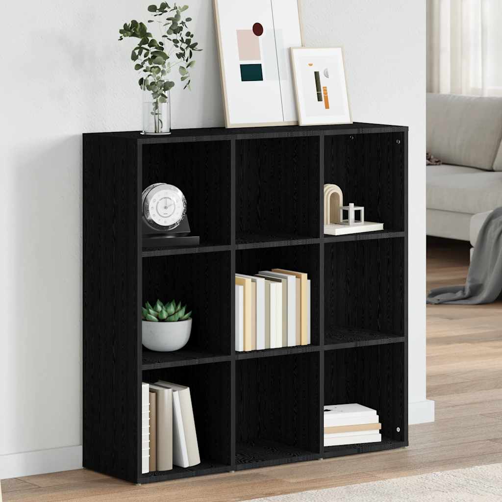 vidaXL Regał na książki, czarny 98x29x97,5 cm, materiał drewnopochodny