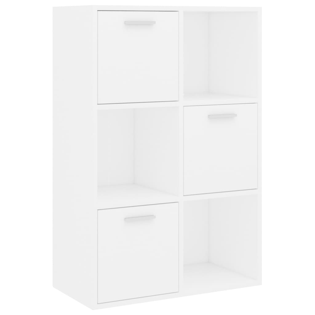 vidaXL Szafka, biała, 60x29,5x90 cm, materiał drewnopochodny