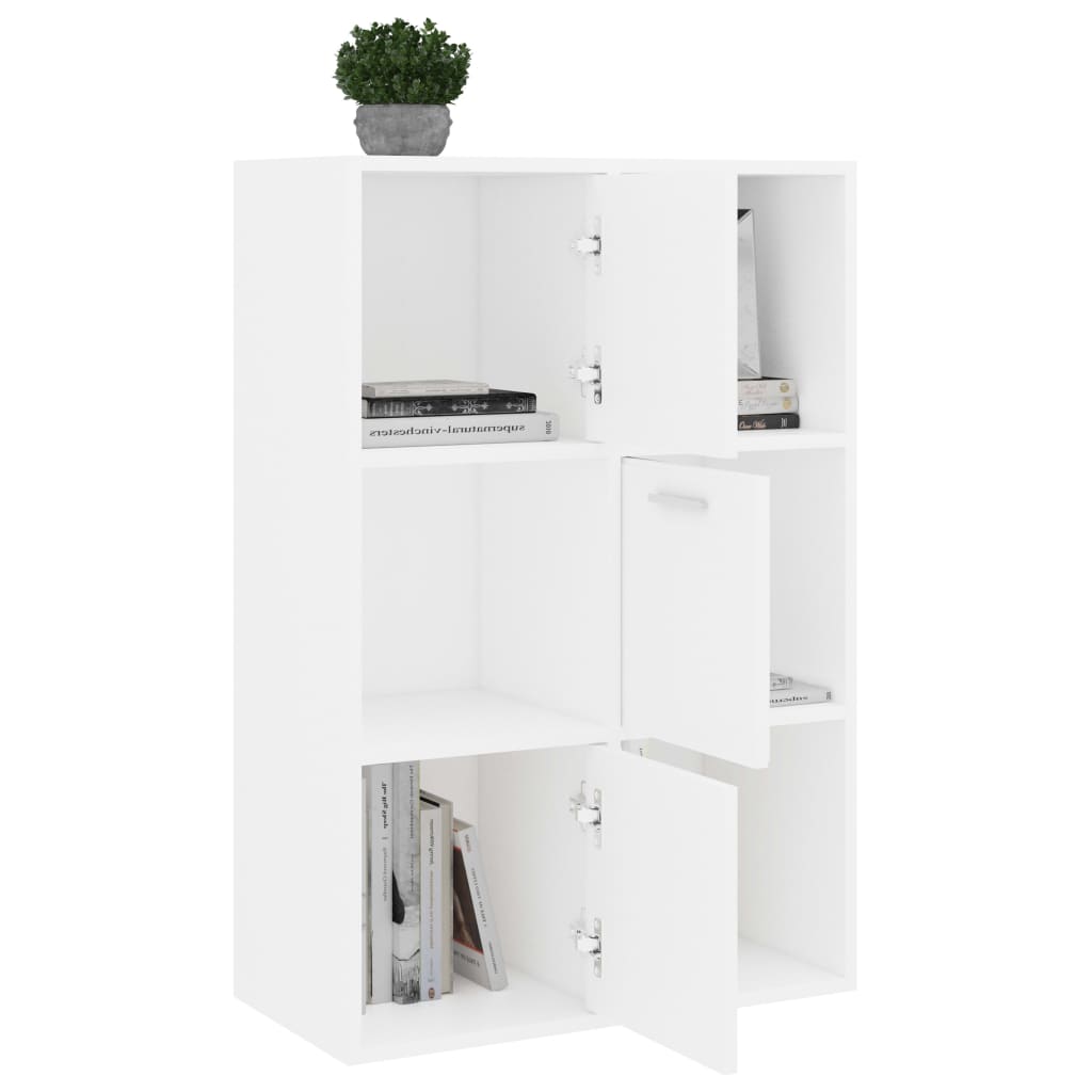 vidaXL Szafka, biała, 60x29,5x90 cm, materiał drewnopochodny