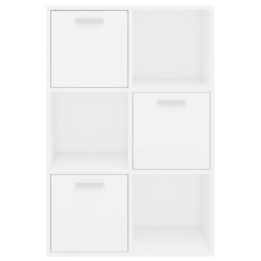 vidaXL Szafka, biała, 60x29,5x90 cm, materiał drewnopochodny