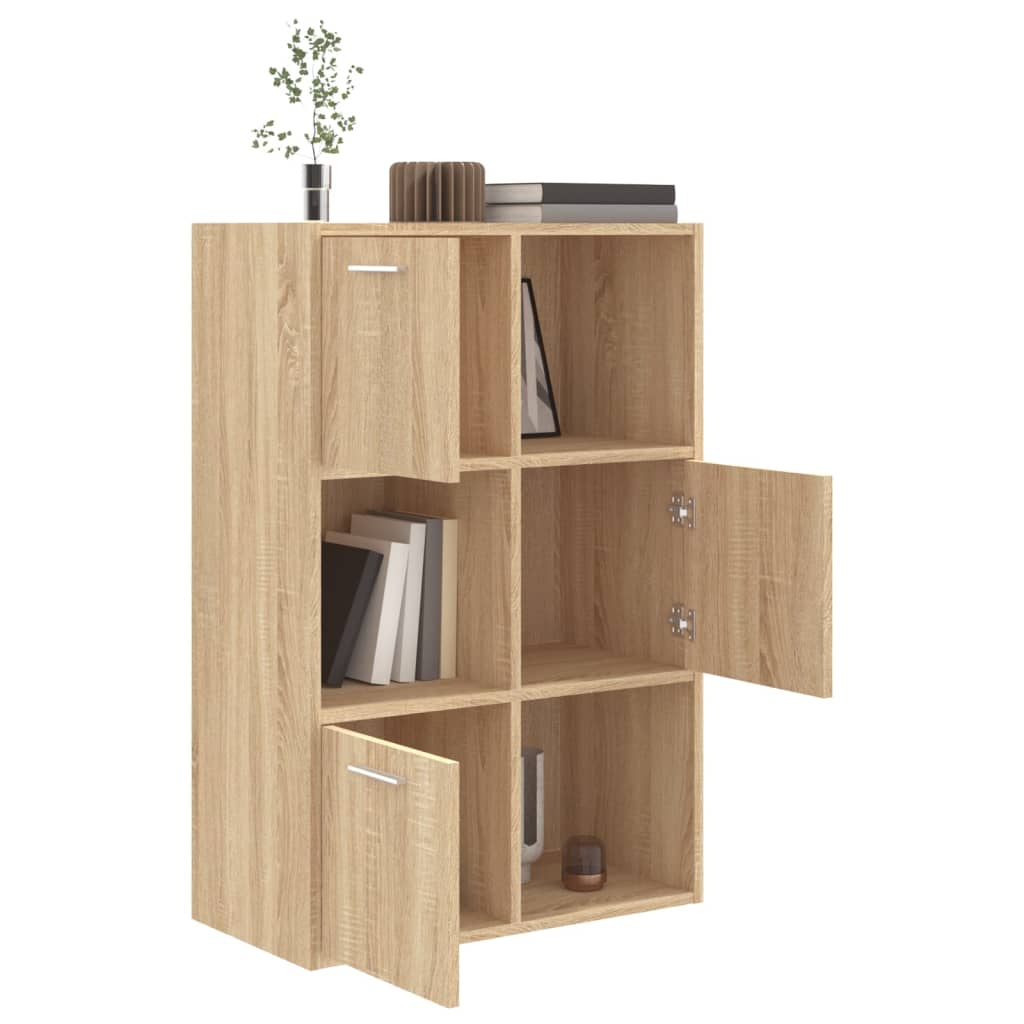 vidaXL Szafka, dąb sonoma, 60x29,5x90 cm, materiał drewnopochodny