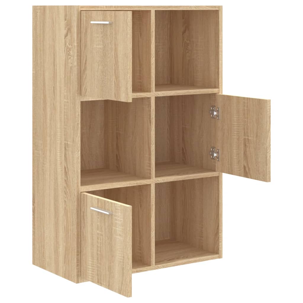 vidaXL Szafka, dąb sonoma, 60x29,5x90 cm, materiał drewnopochodny