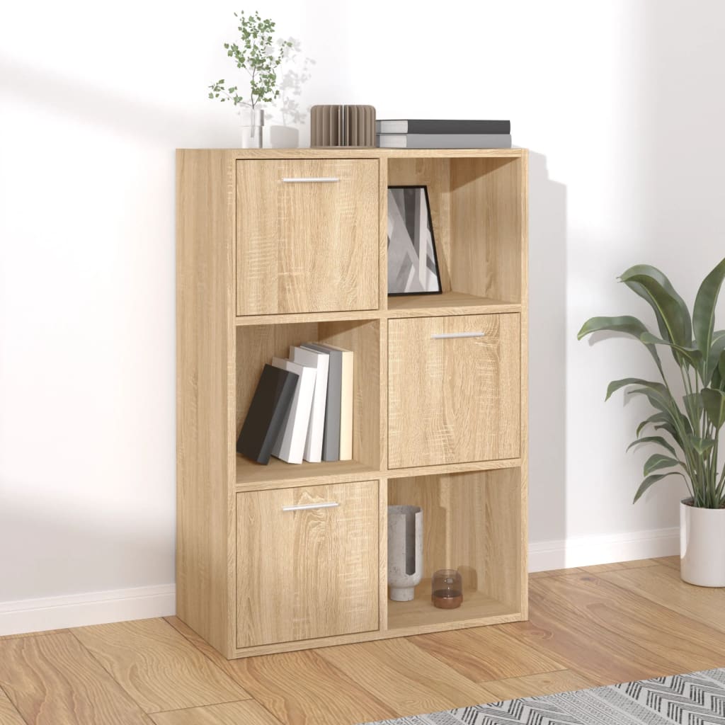 vidaXL Szafka, dąb sonoma, 60x29,5x90 cm, materiał drewnopochodny