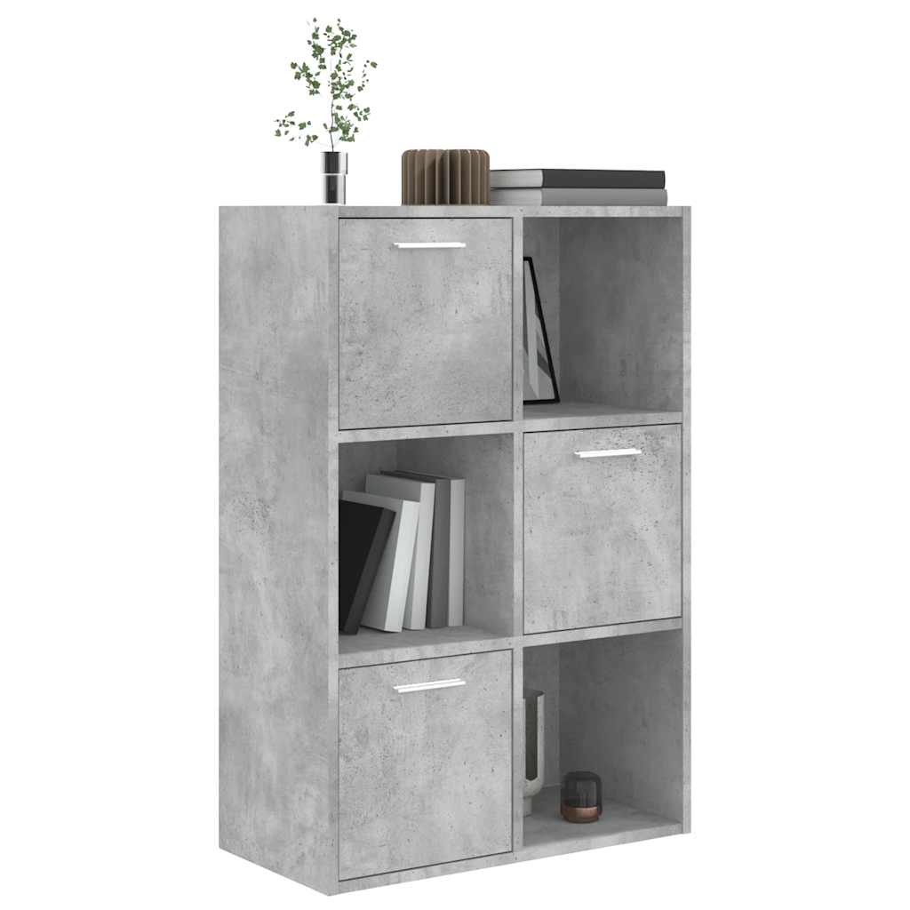 vidaXL Szafka, betonowa szarość 60x29,5x90 cm, materiał drewnopochodny