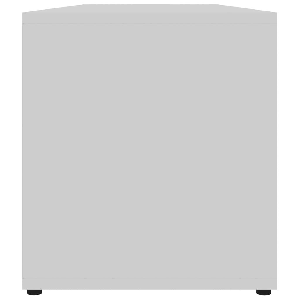 vidaXL Szafka pod TV, biała, 120x34x37 cm, materiał drewnopochodny